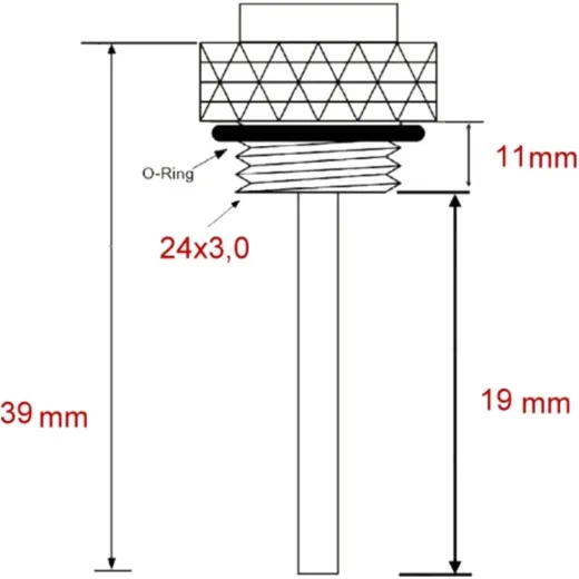 Öltemperatur Direktmesser JMP BH120345