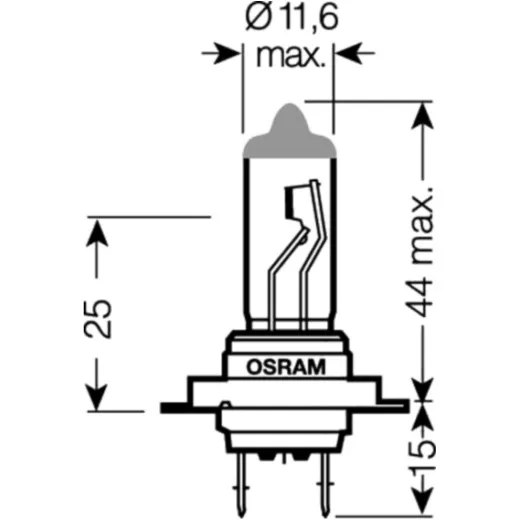 Bulb h7 12v55w