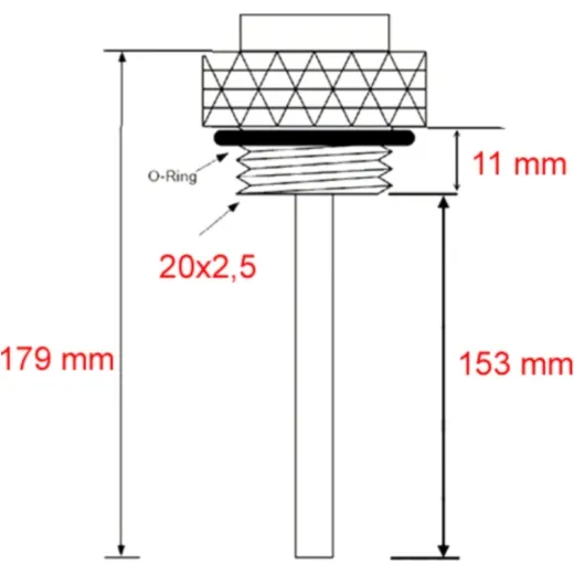 Öltemperatur Direktmesser JMP BH120307
