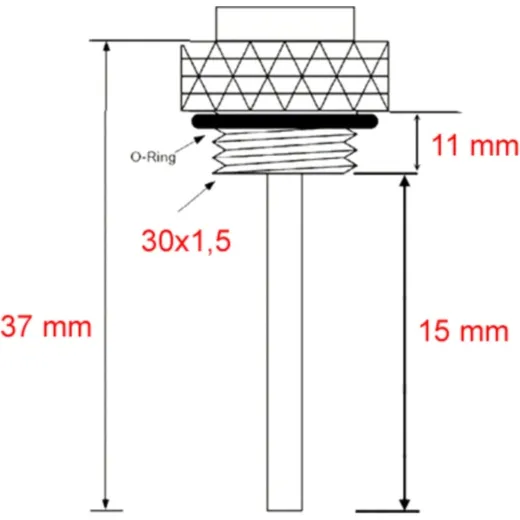 Öltemperatur Direktmesser JMP BH120308