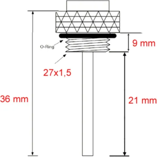 Oil temperature gauge BH120311
