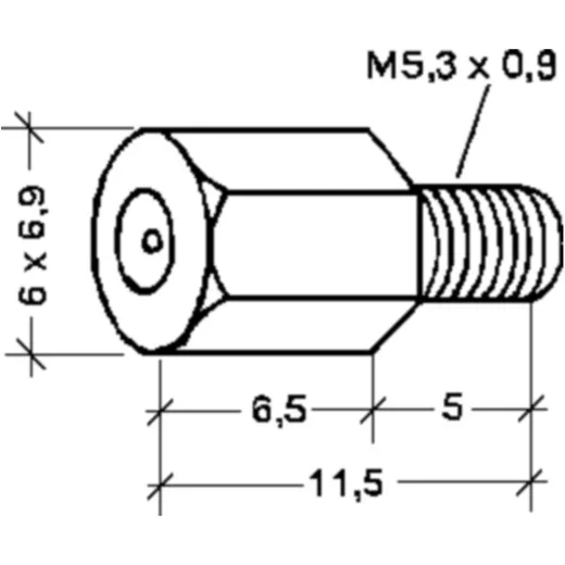 Hauptdüse für: Yamaha 240 EBC Für Mikuni Vergaser