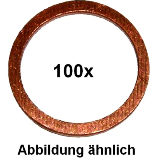 Copper sealing washer 16x20x1.5