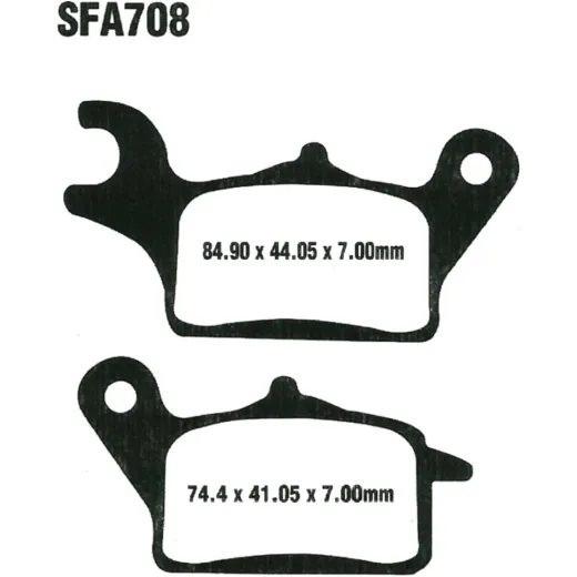 Brake pads sco ebc SFA708