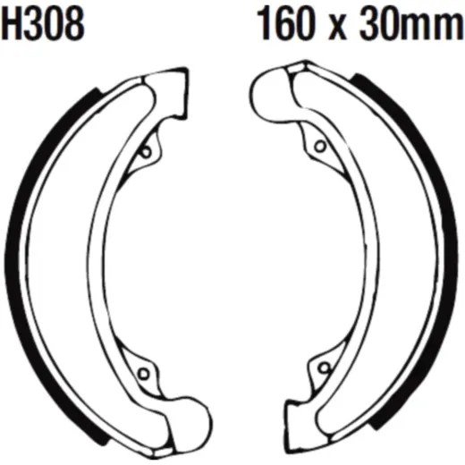brake pads w/o Spring EBC