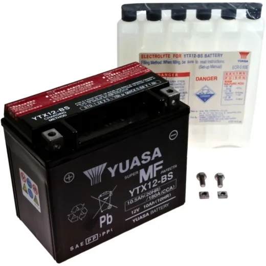 Motorcycle Battery YTX12-BS YUASA