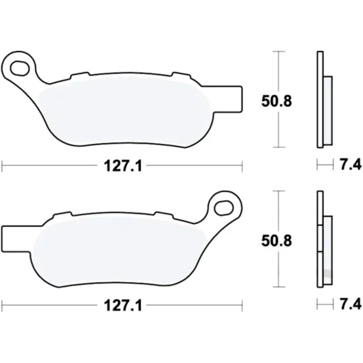 BRAKE PADS PC TRW
