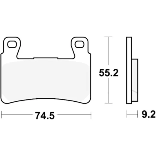 BRAKE PADS PC TRW