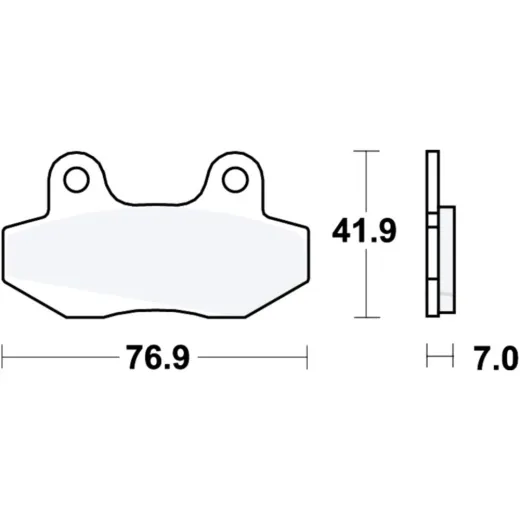 Bremsbeläge Bremsklotz Scooter TRW MCB525EC
