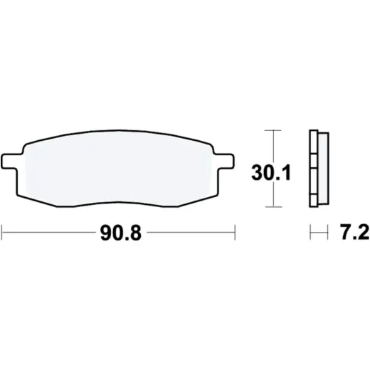 Bremsbeläge Bremsklotz Standard TRW MCB549