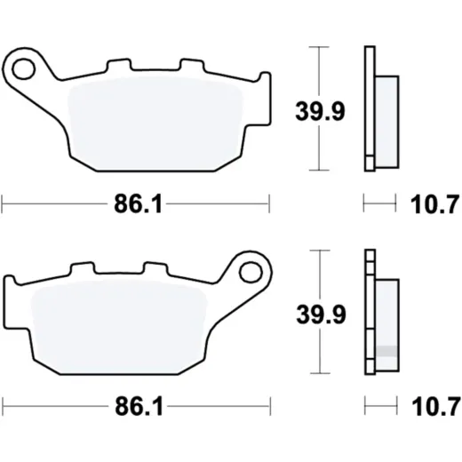Brake pads lc trw MCB585LC