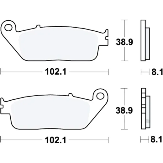 Brake pads lc trw MCB598LC