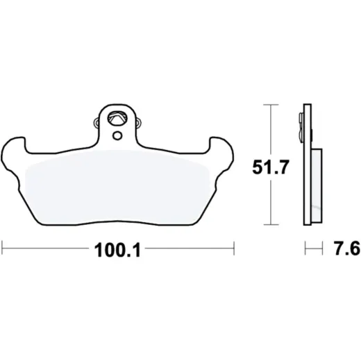 Bremsbeläge Bremsklotz Standard TRW MCB618