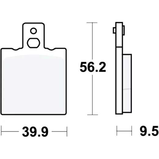 Bremsbeläge Bremsklotz Standard TRW MCB623