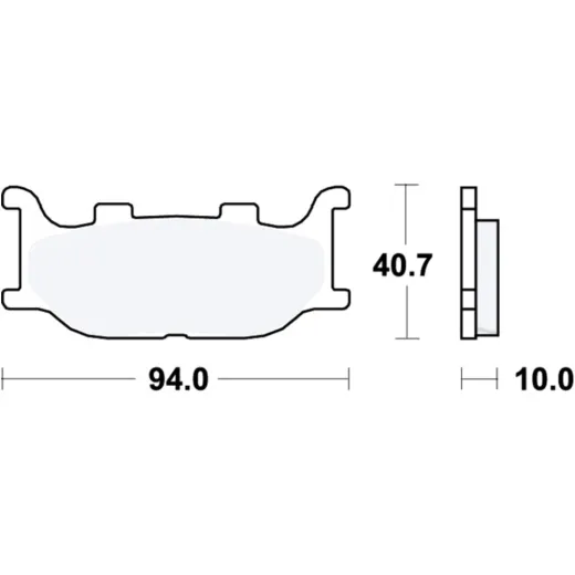 Brake pads lc trw MCB666LC
