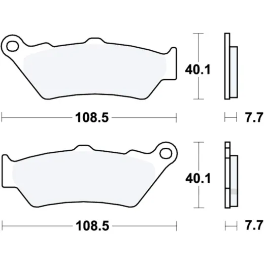 Bremsbeläge Bremsklotz Standard TRW MCB671