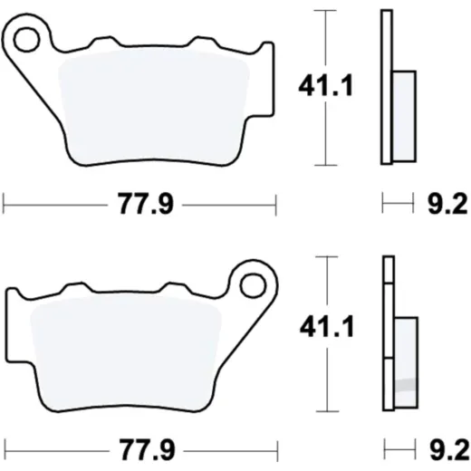 Brake pads offroad trw MCB672EC