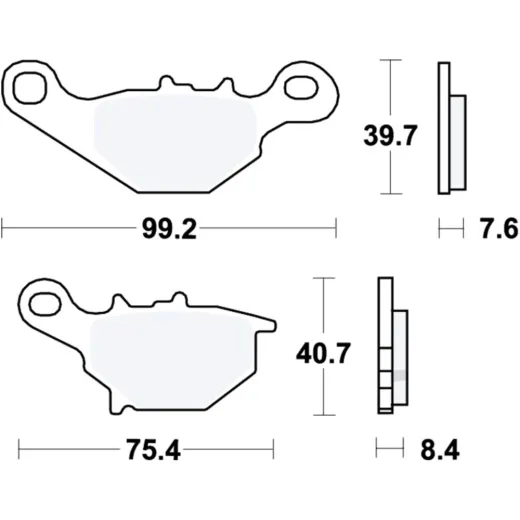 Brake pads offroad trw MCB679EC