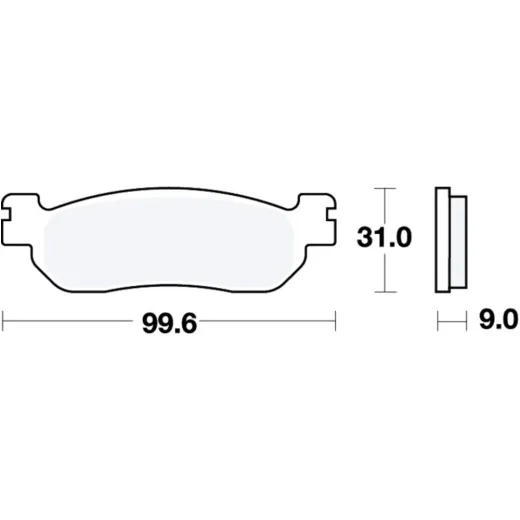 Brake pads lc trw MCB699LC
