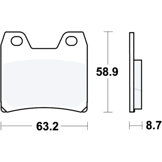 Brake pad sinter sh trw MCB725SH