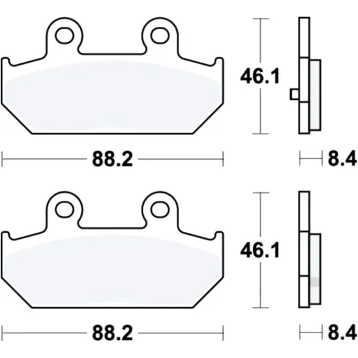 Brake pads lc trw MCB751LC
