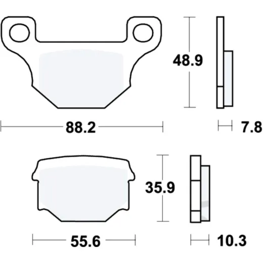 Brake pads lc trw MCB765LC