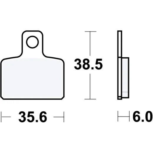 Bremsbeläge Bremsklotz Sinter SI TRW MCB767RSI