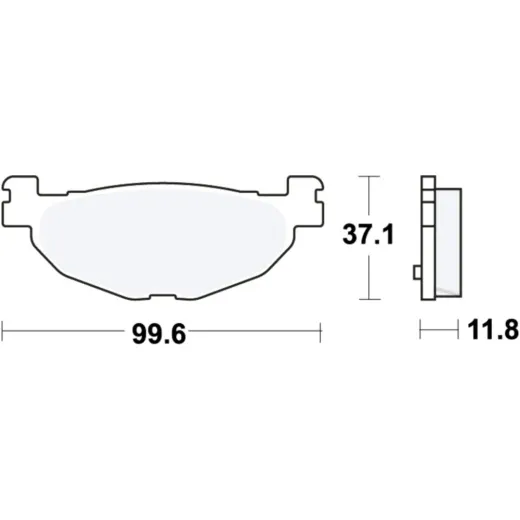 Brake pads lc trw MCB768LC