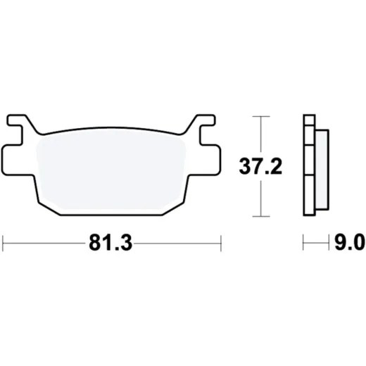Brake pads lc trw MCB806LC