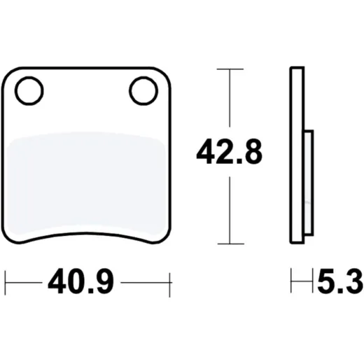 Brake pads std trw MCB832P