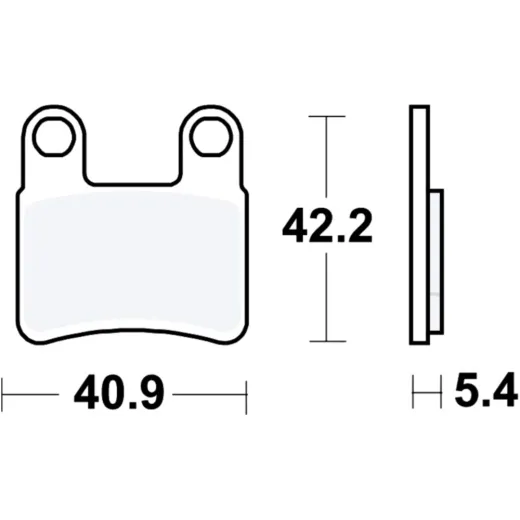 Brake pad standard trw