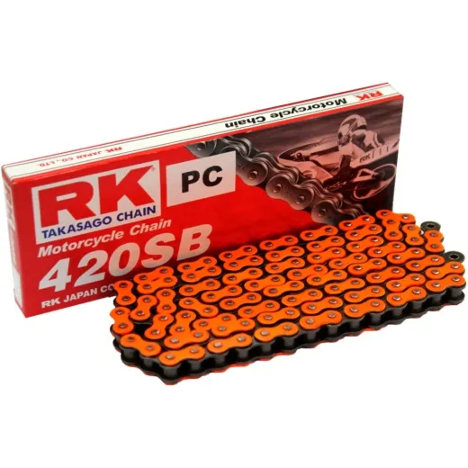 Rk std chain orange 420 sb metre