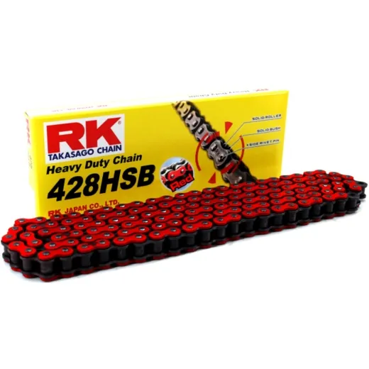 RK NON O-RING CHAIN RED 428HSB METRE